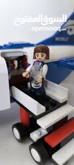  5 LEGO toy " Plane with workers and cars"