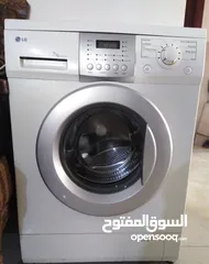  1 غسالة LG 7 كيلو بحالة ممتازة للبيع بسعر 110