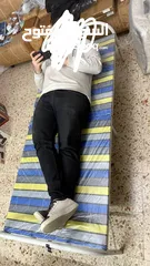  5 جديد وفرنا سرير حديد قابل للطي ومريح   سرير حديد ابيض قابل للطي    تصميم عملي وعصري
