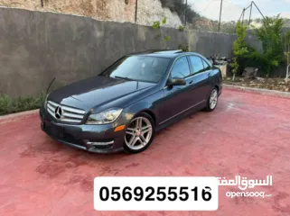  3 مرسيدس AMG c250 موديل 2013 فل الفل إضافات في حالة الوكالة