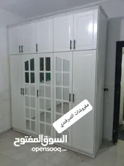  25 خزائن ملابس خشب جودة عالية كفاله 5سنوات على اعمالنا قياس مترين ونص عرض جميع الوان والمقاسات حسب الطل