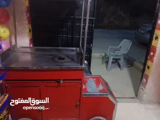  1 عربايه ذره للبيع مع جميع معداتها