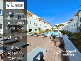  1 4 Bedrooms Villa for Rent in Madinat Illam REF:938R
