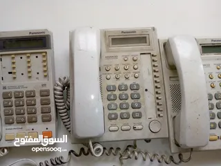  30 تليفونات ارضي ولا سلكي مستعمل بانسونيك الكتل ونوعيات ثانيه