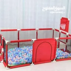  4 قفص العاب للاطفال مستطيل