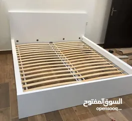  30 غرف نوم ايكيا ماستر سرير وكومدينتين وخزانه وتسريحه للبيع