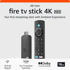  4 Amazon Fire TV stick 4K - MAX - فاير تي في ستيك 4كيه ماكس موديل  2023