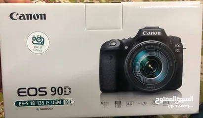  1 كاميرا كانون Canon EOS 90D