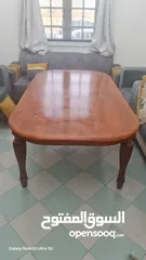  3 طاولة سفرة خشب زان اصلي