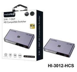  1 HAING HI-3012-HCS 3 in 1 Out HD Compatible Switch هانغ سويتش اتش دي 3