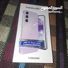  1 جهاز كلكسي  A55 5G  الذاكره 256