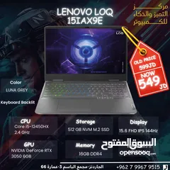  1 Lenovo Loq i5 Rtx3050 Ram 16