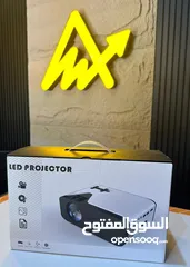  1 جهاز عرض داتا شو /بروجيكتر بدقة وجودة عالية جدا بروجيكتر مع انظمة عالية جدا وضوع 1080p متنقل