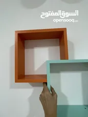  5 Colorful shelf for wall