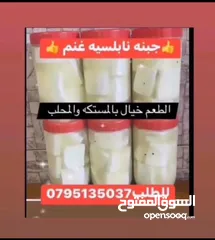  30 جبنه غنم وورق عنب بلدي ومقدوس وكبه ودبس عنب وزيت زيتون دبس خروب ورمان وعسل ومعمول وكعك وشوكولاته وخل