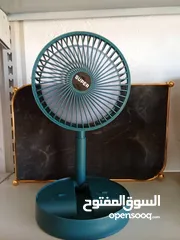  2 مروحه ميني ستاند شحن مع قطوعات الكهرباء المستمره وفرنا