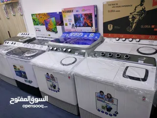  1 جديد غسالة - 6 / 8 / 10 / 12 / 15 / 20 كيلو غسالة نصف أوتوماتيكية Semi Auto Washing machine