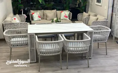  10 اطقم خارجية طاولات وكراسي فخمة