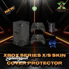  3 Xbox series x/s skin protector & dust filter  لاصق حمايه ومظهر & فلتر غبار لاجهزه اكس بوكس سيريس