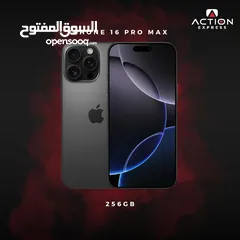 1 IPHONE 16 pro max 256GB جديد ب الكرتونه