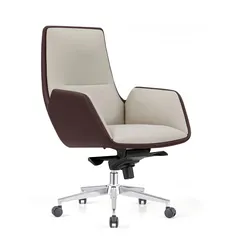  2 Modern High Back Luxury leather Executive Office Chair