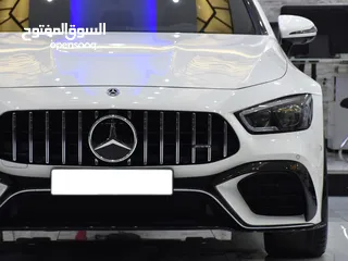  4 Mercedes Benz GT 43 AMG ( 2021 Model ) in White Color Korean Specs