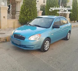  1 هيونداي اكسنت بحالة ممتازة