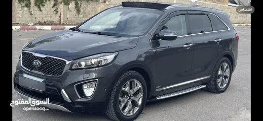 1 كيا سورنتو فل مسكر دفع رباعي فحص نخب ولا غرام بويه ترخيص تامين شامل سنه عداد 132 اصلي