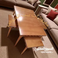  17 طاولات وسط مودرن مع أطقم سكمَلات تركي فاخرة – جودة عالية وألوان متعددة تناسب جميع الأذواق