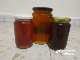  19 عسل طبيعي 100%  العسل الطبيعي الفاخر الابيض القرغيزي والأسود والأحمر وغذاء الملكات