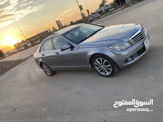  2 مرسيدس C300 W204  موديل 2008 للبيع