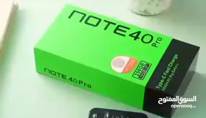 1 جوال Note 40 Pro مستعمل اقل من يوم لغرض التجريب