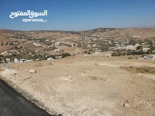  3 ارض مميزة ذات اطلالة بنوراما في أجمل مواقع حوض القصبات بيرين بجانب شفا بدران على قمة جبل بجانب فلل