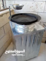  1 مقلى فلافل كبير وشيبسر كهرباء حوضين