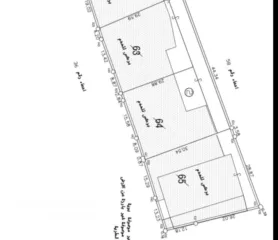  3 ارض مساحة 3200م2 مع بناء + بركسين + ساحة واسعة  الموقع ابو كتيلا - الخليل - بالقرب من مسجد الانصار