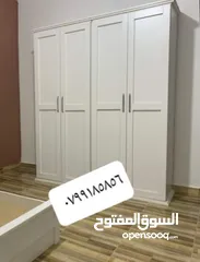  5 خزائن ملابس خشب لامنيت 18م او لاتيه حسب الطلب جميع المقاسات الون اختياري