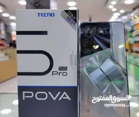  1 جهاز مشغل اخو الجديد pova 5 pro 5G رام 16 جيجا 128 اغراضة والكرتونه الأصلية متوفر توصيل وهدية