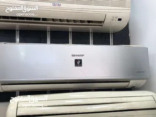  2 مكيفات  عادي (روتري) طن 1 طن 1.5 طن 2 طن مستعمل بحالة الوكاله  من كوخ الاسكيمو للتكييف والتبريد