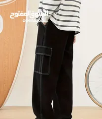  2 ؜بنطلون كارجو رجالي كاجوال بجيوب متعددة - بنطلون جوجرز فضفاض برباط، مناسب للربيع والخريف
