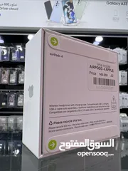  6 Apple AirPods 4 (NEW 2024) سماعات ابل الجديدة كليا ابل ايربودز 4 الاصلية جديدة مسكرة بالكرتونة