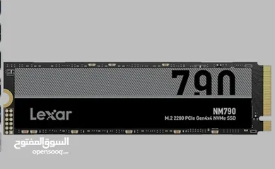  1 Lexar NM790 SSD 4TB Gen4 NVMe M.2 Internal Solid State Drive, Up to 7400MB/s, Compatible with PS5