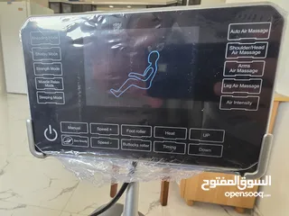  3 كرسي مساج فخم وكبير وبه بلوتوث