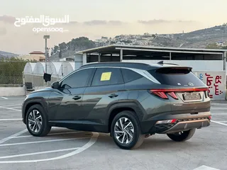  6 هونداي توسان/2022 فل الفل بدون فتحة سقف  2x4 ///240Hp بنزين + كهرباء  ( Haybrid) 1600cc