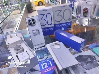  14 حبه عن الجديده CAMON 30 5G جيجا 512 رام 24 معه كامل اغراضو وسماعه الاصلية متوفر توصيل