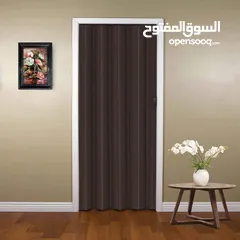  2 ابواب اوكورديون جديد وعرض خاص  من مطابخ فجر الامل للامنيوم