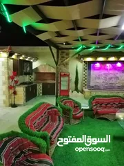  23 مزرع مميزه للبيع مع شاليه بلعما طريق بلعما  ربد