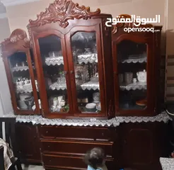  1 بوفيه خشب اصلي