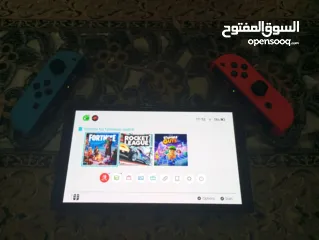  3 نينتندو سويتش OLED مستعمل 3 شهور جديدة مع ضمان مع الملحقات ( اكسسوارات) فقط ب 850 شيكل