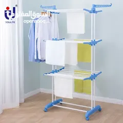  6 رفوف قابله للطي تجفيف الملابس 5 رفوف تتحمل وزن 190 كيلو جرام ،،  Cloth Dryer 5 layers