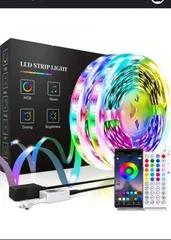  1 شريط RGB بطول 10 متر وفيه مميزات ما تتخيلها شوف الوصف السعر 7 فقط وتوصيل للبيت والدفع عند الاستلام